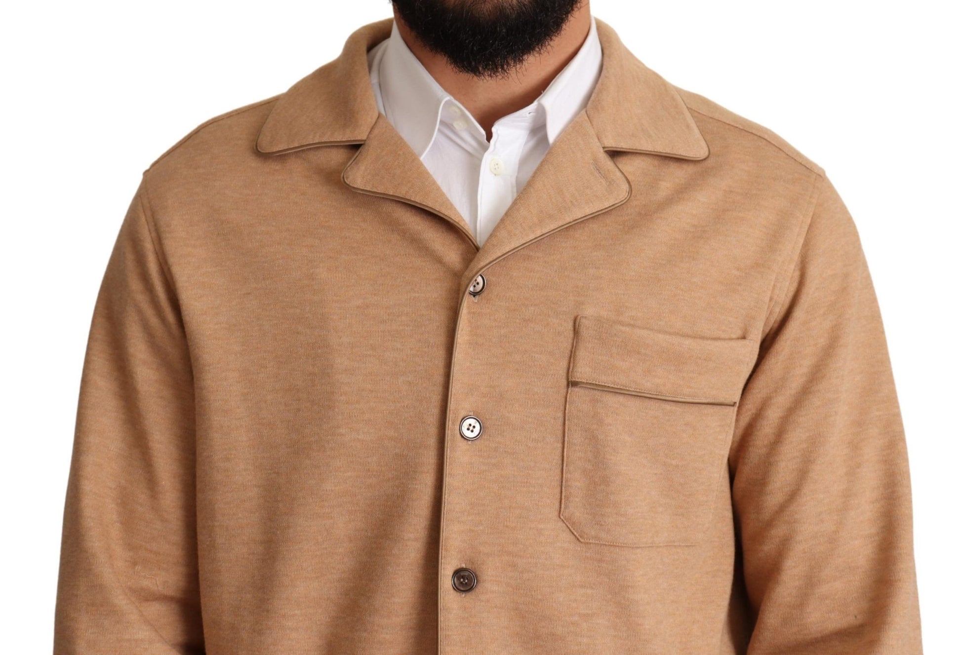 Elegant Light Blue Jacket For Men - Virtus & Savoir